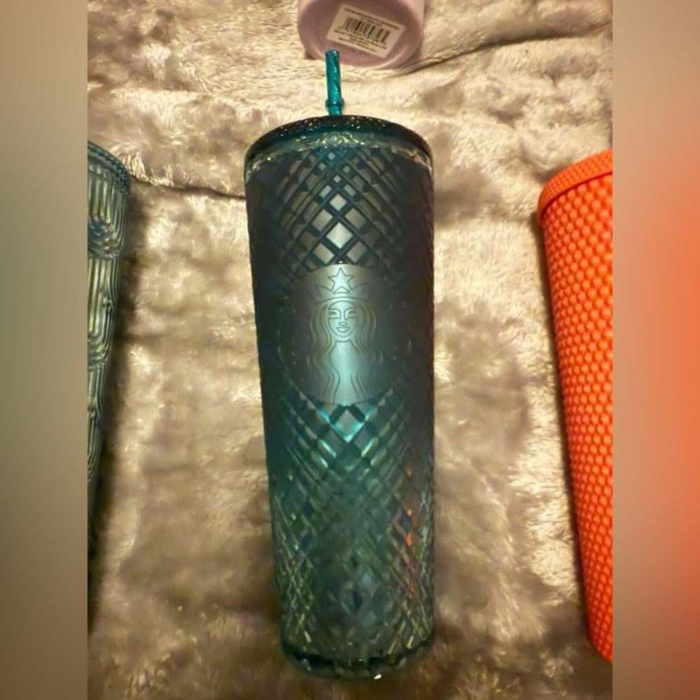 Starbucks Teal Diamond Tumbler